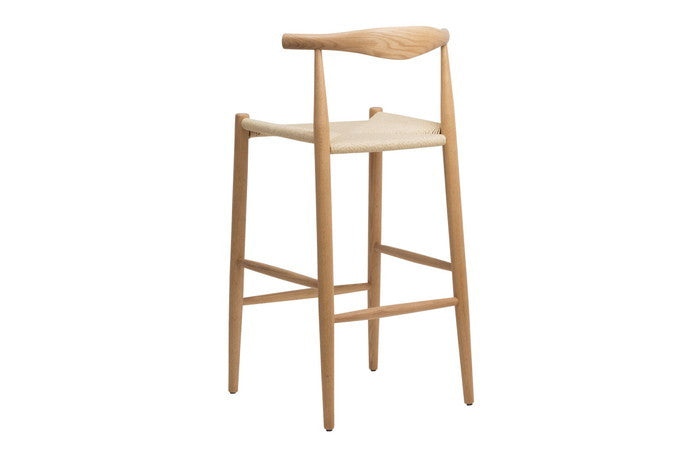 【即納】9193 バースツール レッドオーク ブラウン ブラック ペーパーコードナチュラル W55xD52xH103 sh75 AH102 e-comfort デザイナーズ ジェネリック家具 リプロダクト  kwg-bs9193b6t8aの画像