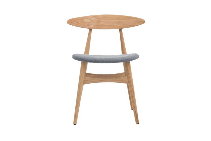 【即納】1542 チェア ファブリック レッドオーク ブラウン ブラック ミディアムグレー W58xD46xH74 sh47 e-comfort デザイナーズ ジェネリック家具 リプロダクト  kwg-ch15426t3b3jの画像