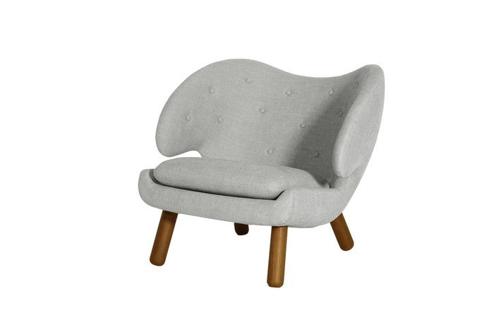 【即納】フィン・ユール ペリカンチェア ボタン付き アッシュブラウン ファブリック 保証付 e-comfort デザイナーズ ジェネリック家具 リプロダクト  kwg-ch2008a6f3mの画像