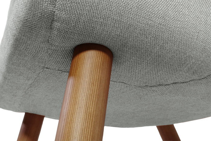 【即納】フィン・ユール ペリカンチェア ボタン付き アッシュブラウン ファブリック 保証付 e-comfort デザイナーズ ジェネリック家具 リプロダクト  kwg-ch2008a6f3mの画像