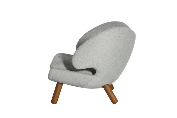 【即納】フィン・ユール ペリカンチェア ボタン付き アッシュブラウン ファブリック 保証付 e-comfort デザイナーズ ジェネリック家具 リプロダクト  kwg-ch2008a6f3mの画像