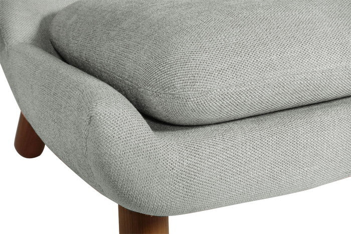 【即納】フィン・ユール ペリカンチェア ボタン付き アッシュブラウン ファブリック 保証付 e-comfort デザイナーズ ジェネリック家具 リプロダクト  kwg-ch2008a6f3mの画像