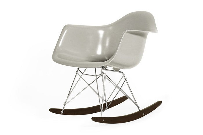 RAR ロッキング アームシェルチェア FRPマット仕上げ ブラック ホワイト グレー レッド ペールブルー ライム ウォールナット ステンレスロッド W62xD69xH67 sh40 AH60 e-comfort デザイナーズ ジェネリック家具 リプロダクト  kwg-ch6135の画像