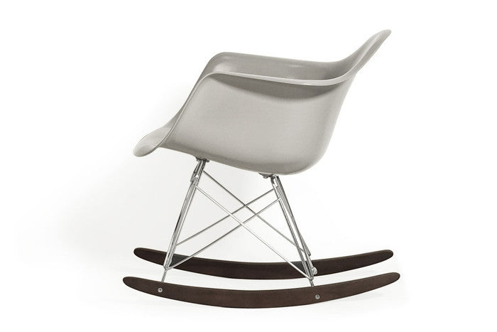 RAR ロッキング アームシェルチェア FRPマット仕上げ ブラック ホワイト グレー レッド ペールブルー ライム ウォールナット ステンレスロッド W62xD69xH67 sh40 AH60 e-comfort デザイナーズ ジェネリック家具 リプロダクト  kwg-ch6135の画像