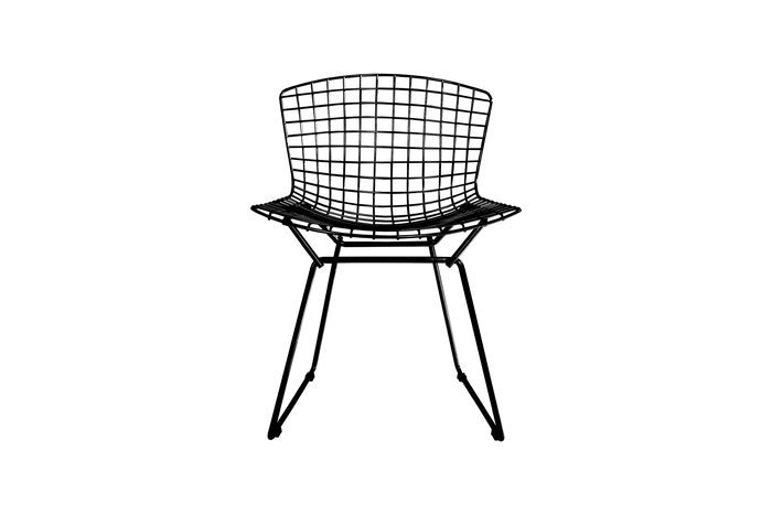 ベルトイヤサイドチェアA スチール クロームメッキ ブラック ホワイト W54xD55xH75 e-comfort デザイナーズ ジェネリック家具 リプロダクト  kwg-ch7177aの画像