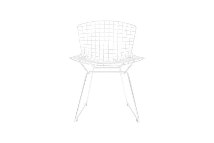 ベルトイヤサイドチェアA スチール クロームメッキ ブラック ホワイト W54xD55xH75 e-comfort デザイナーズ ジェネリック家具 リプロダクト  kwg-ch7177aの画像