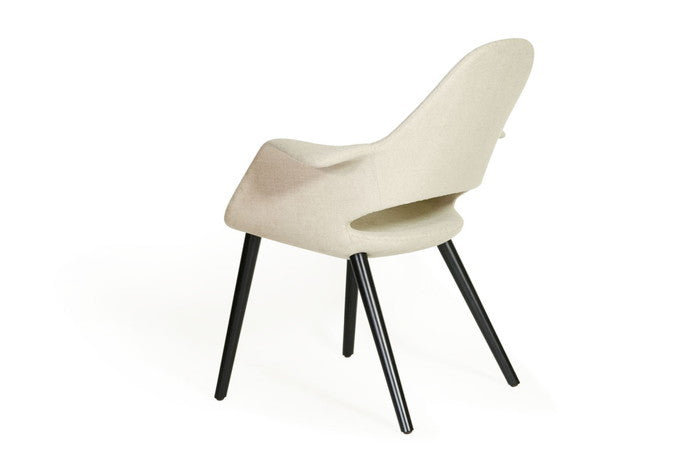 【即納】サーリネン＆イームズ オーガニックチェア ファブリック ビーチ 保証付 e-comfort デザイナーズ ジェネリック家具 リプロダクト  kwg-ch72016d3j6b3bの画像