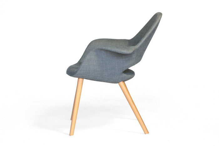 【即納】サーリネン＆イームズ オーガニックチェア ファブリック ビーチ 保証付 e-comfort デザイナーズ ジェネリック家具 リプロダクト  kwg-ch72016d3j6b3bの画像