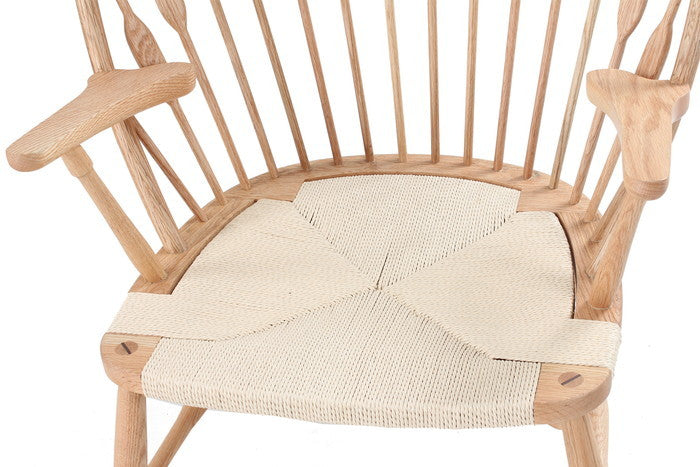 ピーコックチェア レッドオーク ブラウン ブラック ペーパーコードナチュラル W77xD65xH109 sh37 AH61 e-comfort デザイナーズ ジェネリック家具 リプロダクト  kwg-ch7253の画像