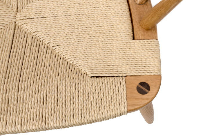 ピーコックチェア レッドオーク ブラウン ブラック ペーパーコードナチュラル W77xD65xH109 sh37 AH61 e-comfort デザイナーズ ジェネリック家具 リプロダクト  kwg-ch7253の画像