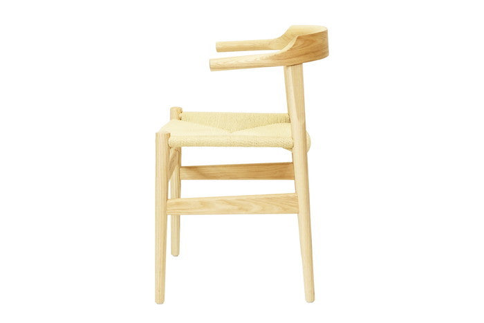 【即納】ラストダイニング チェア アッシュ ブラック ペーパーコードナチュラル W55xD50xH75 sh46 AH69 e-comfort デザイナーズ ジェネリック家具 リプロダクト  kwg-ch90256e6g8aの画像