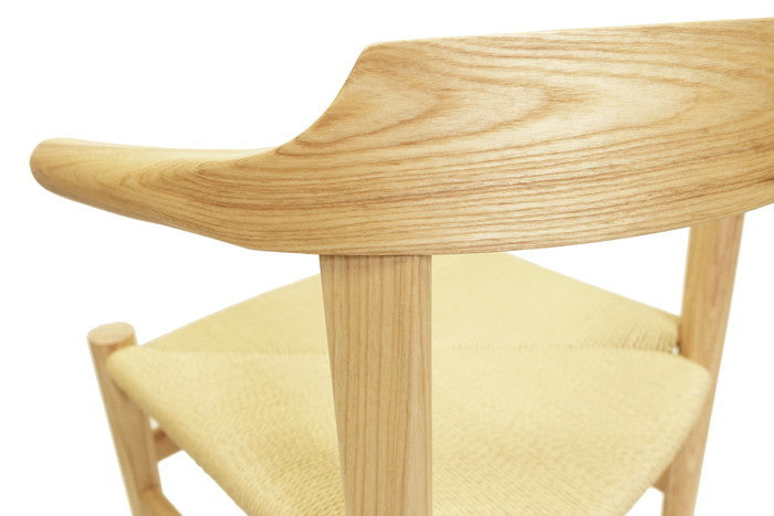 【即納】ラストダイニング チェア アッシュ ブラック ペーパーコードナチュラル W55xD50xH75 sh46 AH69 e-comfort デザイナーズ ジェネリック家具 リプロダクト  kwg-ch90256e6g8aの画像