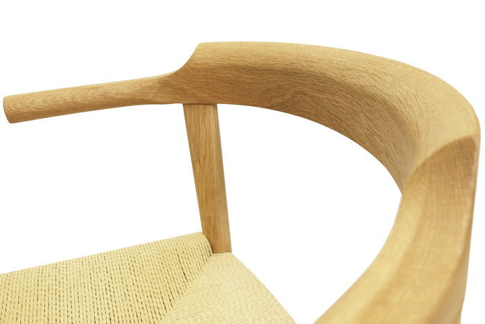 【即納】ラストダイニング チェア オーク ペーパーコードナチュラル W55xD50xH75 sh46 AH69 e-comfort デザイナーズ ジェネリック家具 リプロダクト  kwg-ch90256j8aの画像