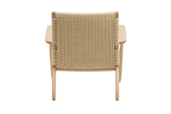 【即納】9297 ラウンジチェア レッドオーク ブラウン ブラック ペーパーコードナチュラル W69xD80xH76 sh34 AH56 e-comfort デザイナーズ ジェネリック家具 リプロダクト  kwg-ch92976t8aの画像