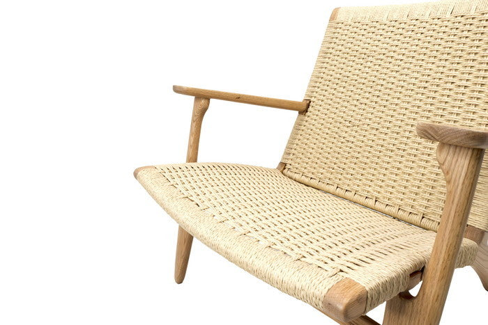 9297 ラウンジチェア レッドオーク ブラウン ブラック ペーパーコードナチュラル W69xD80xH76 sh34 AH56 e-comfort デザイナーズ ジェネリック家具 リプロダクト  kwg-ch9297の画像