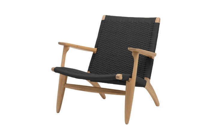 9297 ラウンジチェア レッドオーク ブラウン ブラック ペーパーコードナチュラル W69xD80xH76 sh34 AH56 e-comfort デザイナーズ ジェネリック家具 リプロダクト  kwg-ch9297の画像