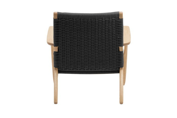 9297 ラウンジチェア レッドオーク ブラウン ブラック ペーパーコードナチュラル W69xD80xH76 sh34 AH56 e-comfort デザイナーズ ジェネリック家具 リプロダクト  kwg-ch9297の画像