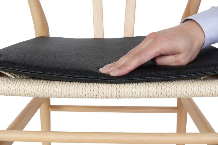 【即納】リボーンチェア 専用シートのみ PUレザー ブラック ブラウン ベージュ W47xD41xH2 e-comfort デザイナーズ ジェネリック家具 リプロダクト  kwg-ch9324sの画像