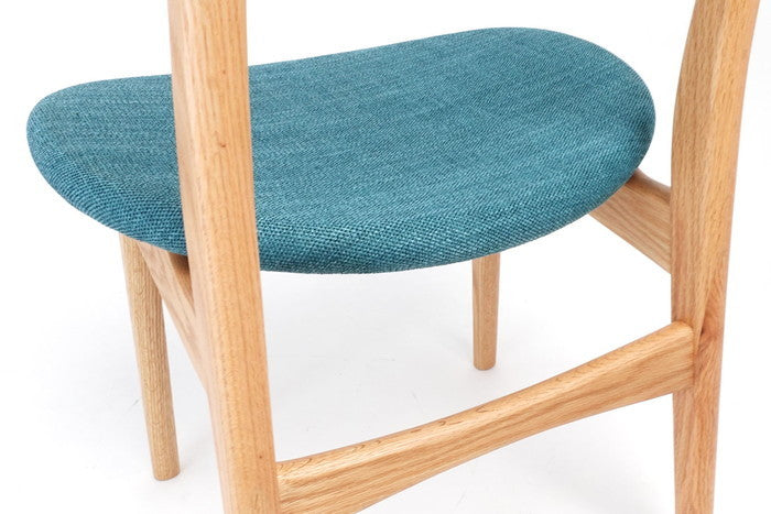 【即納】9517 チェア ファブリック レッドオーク ブラウン ブラック レイクブルー W50xD47xH75 sh45 e-comfort デザイナーズ ジェネリック家具 リプロダクト  kwg-ch95176t3e3jの画像