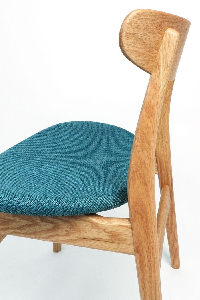 【即納】9517 チェア ファブリック レッドオーク ブラウン ブラック レイクブルー W50xD47xH75 sh45 e-comfort デザイナーズ ジェネリック家具 リプロダクト  kwg-ch95176t3e3jの画像