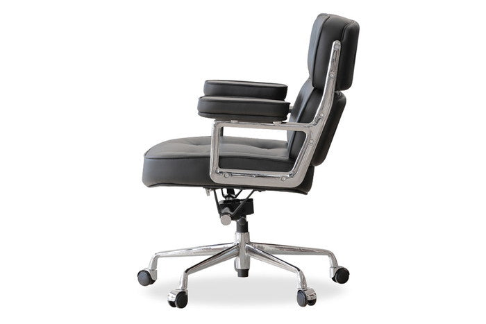 【即納】チャールズ＆レイ・イームズ エグゼクティブ タイムライフチェア PUレザー 保証付 e-comfort デザイナーズ ジェネリック家具 リプロダクト  kwg-chea09hscpubkの画像