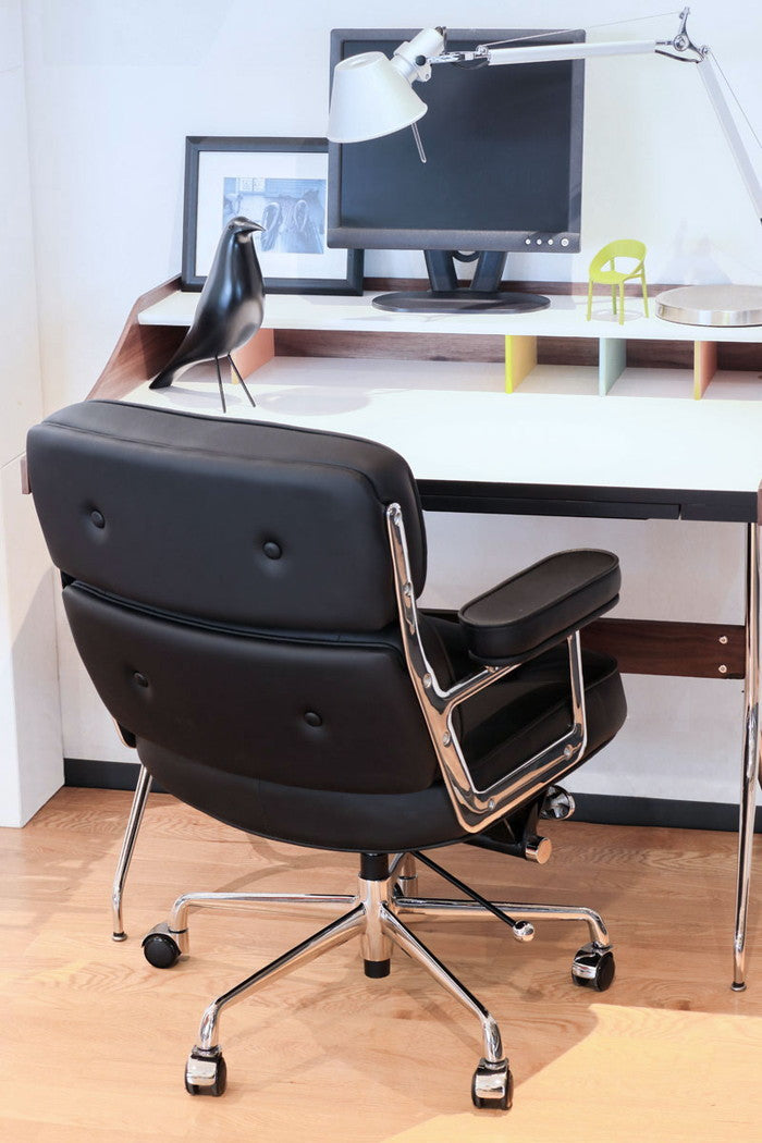 【即納】チャールズ＆レイ・イームズ エグゼクティブ タイムライフチェア PUレザー 保証付 e-comfort デザイナーズ ジェネリック家具 リプロダクト  kwg-chea09hscpubkの画像