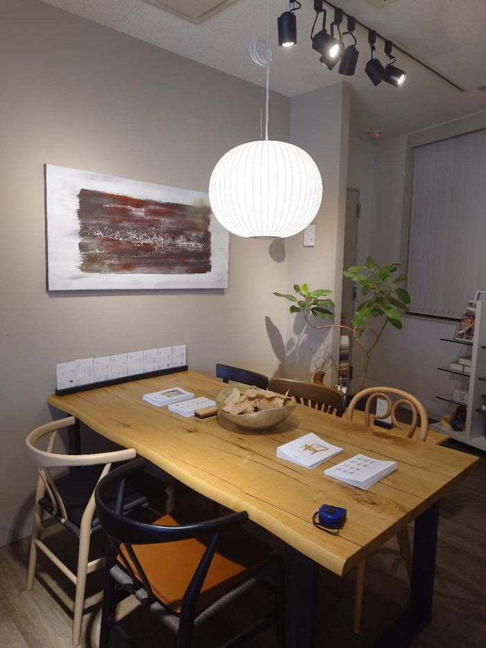 【即納】ジョージ ネルソン バブルランプ ボール ミディアム ペンダントライト ショートコード 保証付 E26 60W LED電球対応 e-comfort デザイナーズ ジェネリック家具 リプロダクト  kwg-cs101bの画像