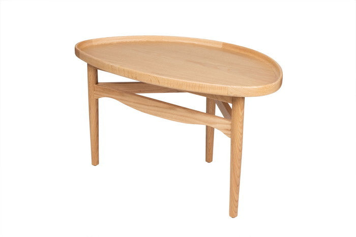 Eye テーブル スモール レッドオーク ブラウン ブラック 脚部：レッドオーク W90xD56xH52 e-comfort デザイナーズ ジェネリック家具 リプロダクト  kwg-ct2301a-oakの画像