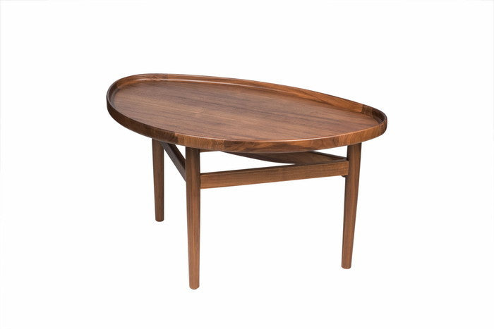 Eye テーブル スモール ウォールナット 脚部：ウォールナット W90xD56xH52 e-comfort デザイナーズ ジェネリック家具 リプロダクト  kwg-ct2301a-walの画像