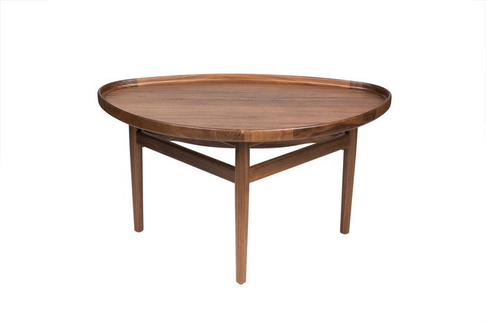 Eye テーブル スモール ウォールナット 脚部：ウォールナット W90xD56xH52 e-comfort デザイナーズ ジェネリック家具 リプロダクト  kwg-ct2301a-walの画像