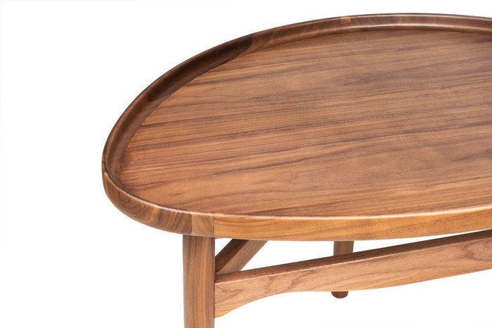 Eye テーブル スモール ウォールナット 脚部：ウォールナット W90xD56xH52 e-comfort デザイナーズ ジェネリック家具 リプロダクト  kwg-ct2301a-walの画像