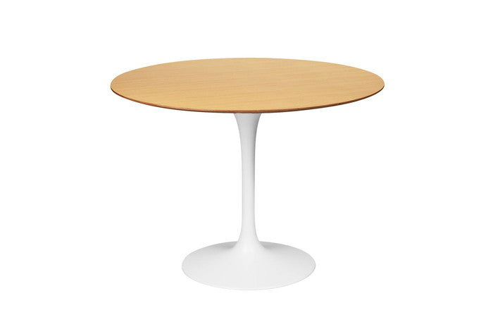 チューリップ ダイニング テーブル ウッド 直径100 ウォールナット オーク ブラック 直径100xH72 e-comfort デザイナーズ ジェネリック家具 リプロダクト  kwg-dt6130bの画像