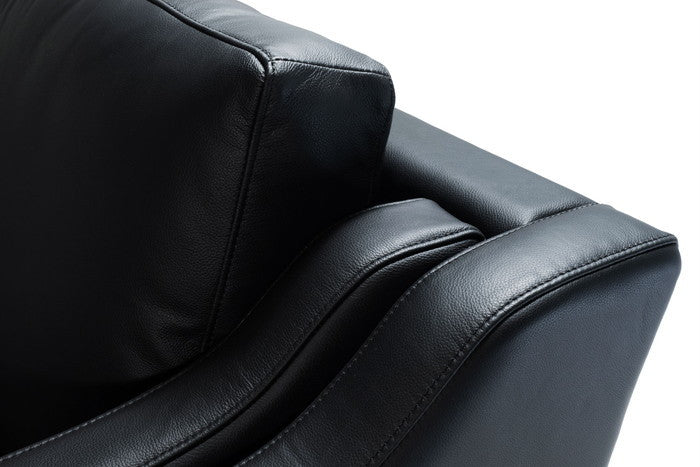 ダブルクッションソファ 2P 本革 レザー 脚部アッシュ ブラック ホワイト ブラウン ダークブラウン クリームホワイト レッド W157xD83xH85 sh46 AH65 e-comfort デザイナーズ ジェネリック家具 リプロダクト  kwg-sf7224b-ash-leの画像