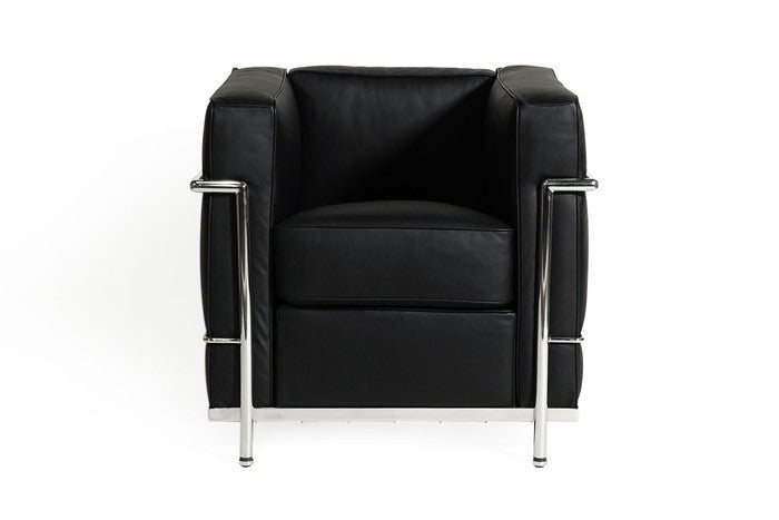 【即納】LC2 ソファ 1P レザー 本革 保証付 e-comfort デザイナーズ ジェネリック家具 リプロダクト  kwg-sf8040aの画像