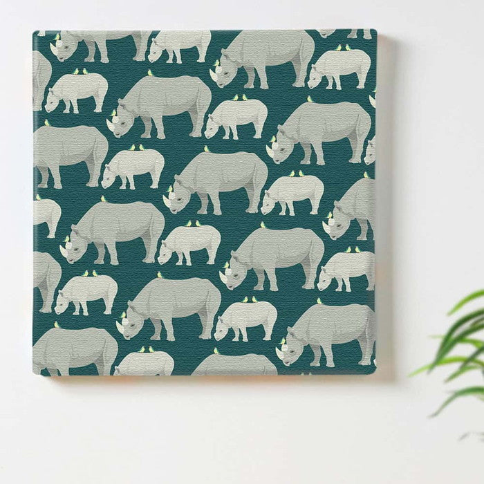 カバ ANIMAL XLサイズ 100cm×100cm アートパネル ファブリックパネル アートボード 壁掛け 日本製 ラッピング付き 店舗 カフェ ラウンジ ロビー ホテル 法人 lib-azo-0004-xlの画像