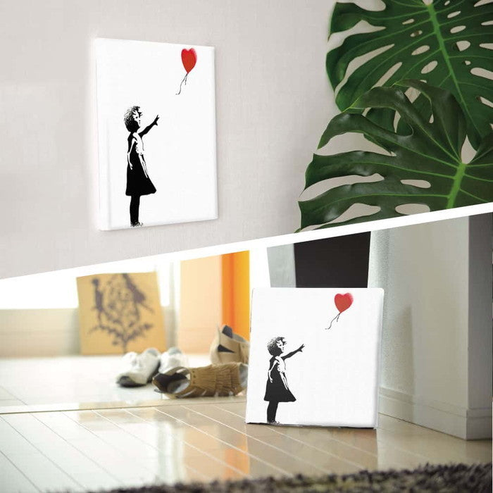 バンクシー デザイン Banksy Design 日本正規ライセンス 風船 少女 bdld-1907-001 Lサイズ 57cm×57cm アートパネル ファブリックパネル アートボード インテリアパネル 壁掛け 日本製 ラッピング付き lib-bdld-1907-001-l