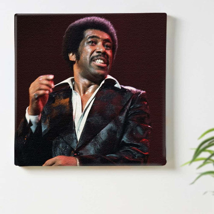 デニス モリス ベン E キング Dennis Morris Ben E. King Mサイズ 30cm×30cm アートパネル ファブリックパネル アートボード インテリアパネル 壁掛け 日本製 ラッピング付き lib-dms-0026-m