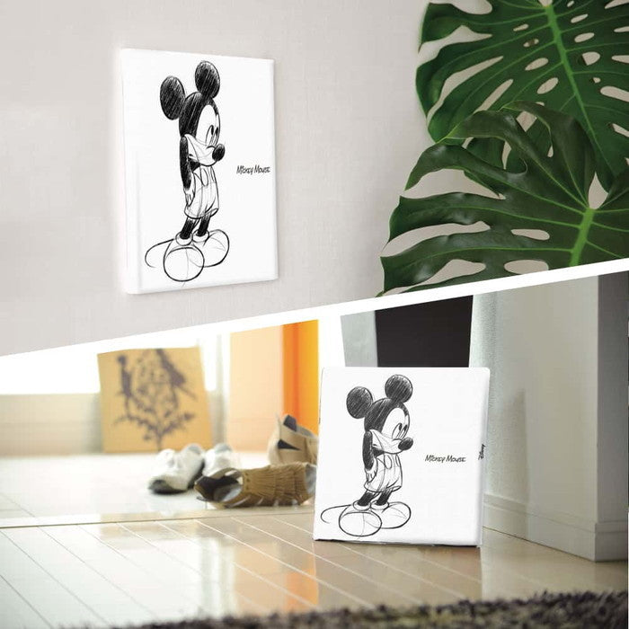 ミッキー ディズニー Mickey Mouse Mサイズ 30cm×30cm アートパネル ファブリックパネル アートボード インテリアパネル 壁掛け 日本製 ラッピング付き lib-dsn-0007-m