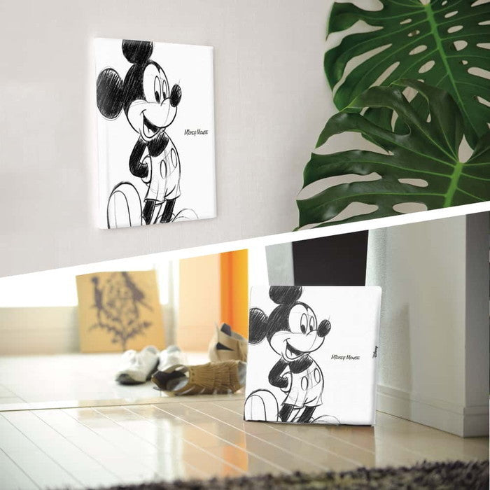 ミッキー ディズニー Mickey Mouse Mサイズ 30cm×30cm アートパネル ファブリックパネル アートボード インテリアパネル 壁掛け 日本製 ラッピング付き lib-dsn-0008-m