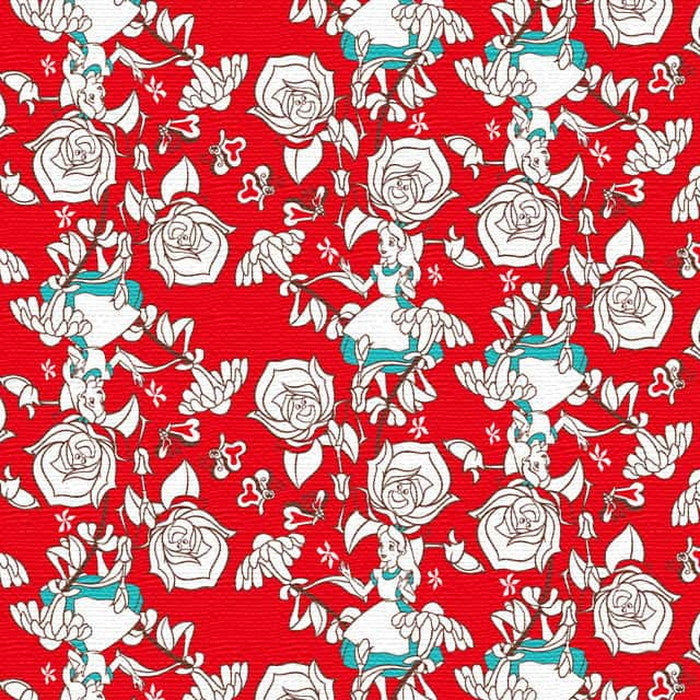 アリス ディズニー ふしぎの国のアリス Mサイズ 30cm×30cm アートパネル ファブリックパネル アートボード 壁掛け 日本製 ラッピング付き 店舗 カフェ ラウンジ ロビー ホテル 法人 lib-dsn-0174-rd-mの画像