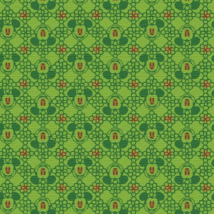 ミッキー 和柄 パネル ディズニー Mickey Mouse Mサイズ 30cm×30cm アートパネル ファブリックパネル アートボード 壁掛け 日本製 ラッピング付き 店舗 カフェ ラウンジ ロビー ホテル 法人 lib-dsn-0176-grn-mの画像