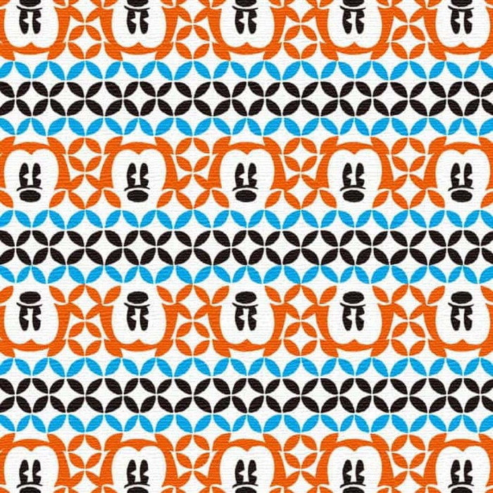 ミッキー和柄 パネル ディズニー Mickey Mouse Mサイズ 30cm×30cm アートパネル ファブリックパネル アートボード 壁掛け 日本製 ラッピング付き 店舗 カフェ ラウンジ ロビー ホテル 法人 lib-dsn-0178-or-mの画像