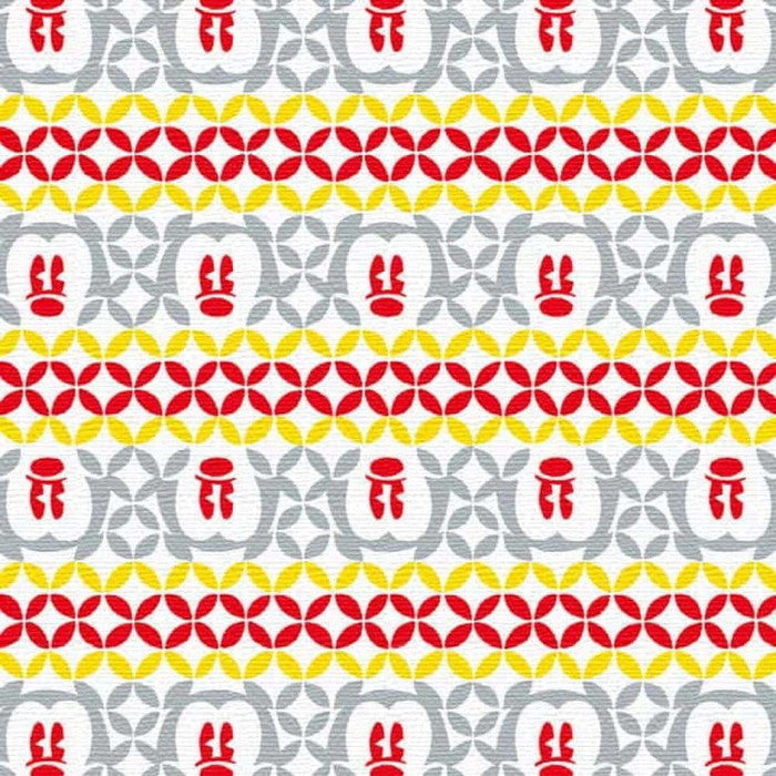 ミッキー和柄 ディズニー Mickey Mouse Mサイズ 30cm×30cm アートパネル ファブリックパネル アートボード 壁掛け 日本製 ラッピング付き 店舗 カフェ ラウンジ ロビー ホテル 法人 lib-dsn-0178-rd-mの画像