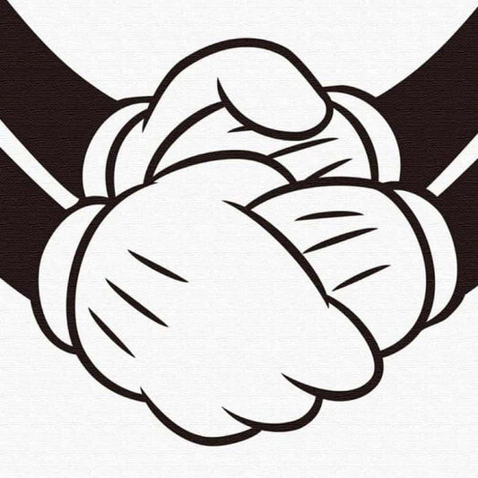 ミッキーマウス アート dsn-0289 ディズニー Mサイズ 30cm×30cm アートパネル ファブリックパネル アートボード 壁掛け 日本製 ラッピング付き 店舗 カフェ ラウンジ ロビー ホテル 法人 lib-dsn-0289-mの画像