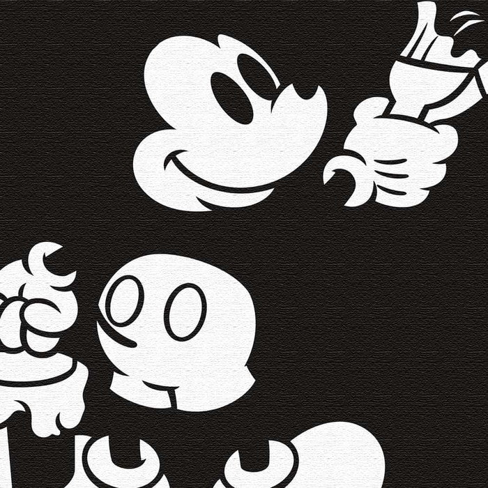 ミッキーマウス dsny-1710-03 Mサイズ 30cm×30cm ディズニー アートパネル ファブリックパネル アートボード 壁掛け 日本製 ラッピング付き 店舗 カフェ ラウンジ ロビー ホテル 法人 lib-dsny-1710-03-mの画像