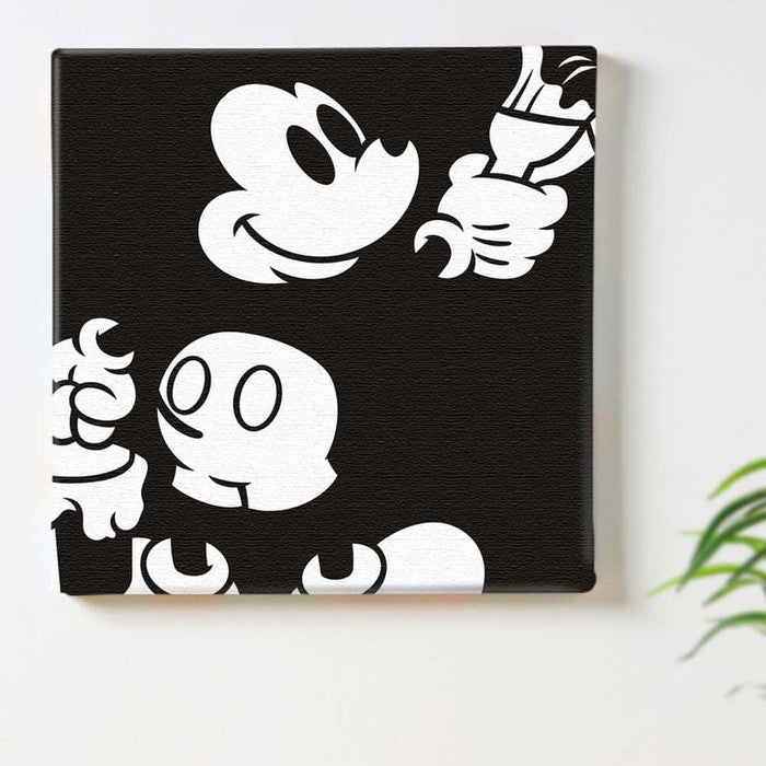 ミッキーマウス dsny-1710-03 Mサイズ 30cm×30cm ディズニー アートパネル ファブリックパネル アートボード 壁掛け 日本製 ラッピング付き 店舗 カフェ ラウンジ ロビー ホテル 法人 lib-dsny-1710-03-mの画像