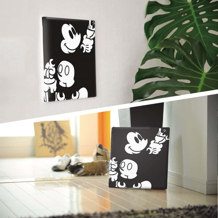 ミッキーマウス dsny-1710-03 Mサイズ 30cm×30cm ディズニー アートパネル ファブリックパネル アートボード 壁掛け 日本製 ラッピング付き 店舗 カフェ ラウンジ ロビー ホテル 法人 lib-dsny-1710-03-mの画像