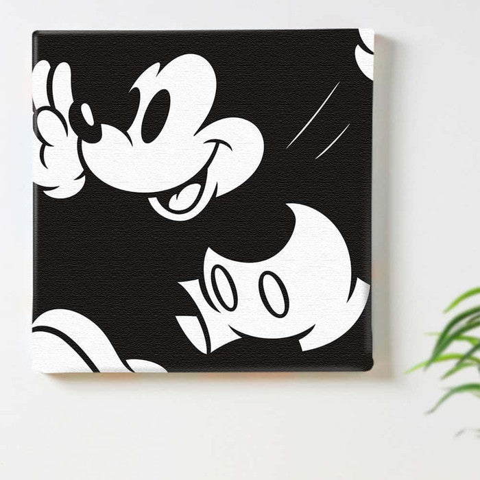 ミッキーマウス dsny-1710-05 Mサイズ 30cm×30cm ディズニー アートパネル ファブリックパネル アートボード 壁掛け 日本製 ラッピング付き 店舗 カフェ ラウンジ ロビー ホテル 法人 lib-dsny-1710-05-mの画像