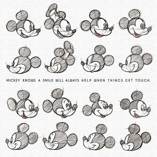 ミッキーマウス dsny-1710-06 Mサイズ 30cm×30cm ディズニー アートパネル ファブリックパネル アートボード 壁掛け 日本製 ラッピング付き 店舗 カフェ ラウンジ ロビー ホテル 法人 lib-dsny-1710-06-mの画像