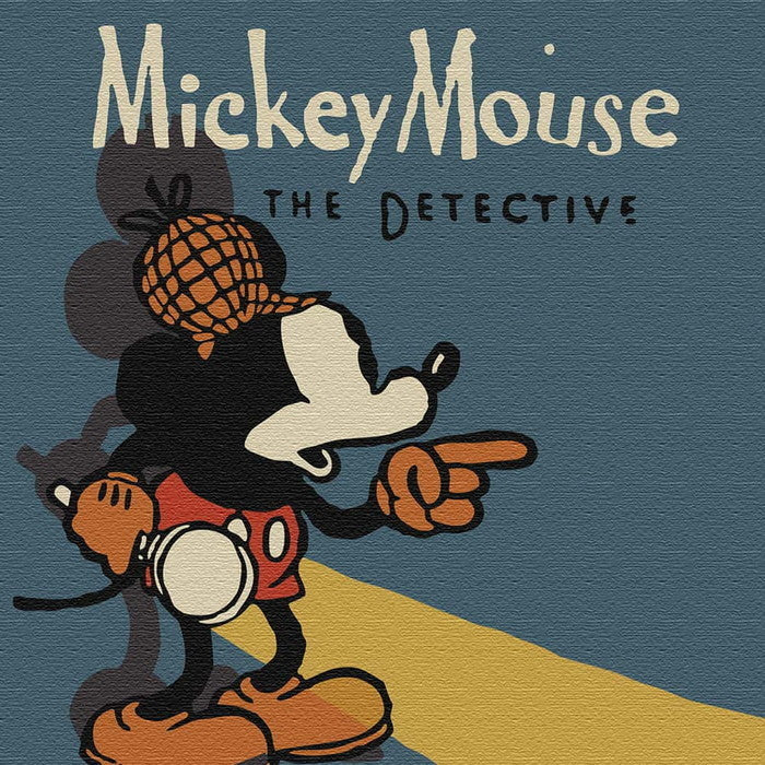 ミッキーマウス dsny-1710-14 Mサイズ 30cm×30cm ディズニー アートパネル ファブリックパネル アートボード 壁掛け 日本製 ラッピング付き 店舗 カフェ ラウンジ ロビー ホテル 法人 lib-dsny-1710-14-mの画像